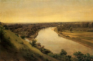 Josef Mánes - Junction of Labe and Vltava - art of Czechia