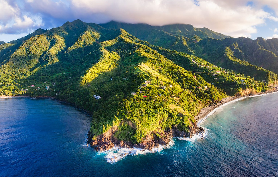 East coas Dominica on way to Savanne Paille Holiday Homes, Bed and Breakfast near Portsmouth Dominica