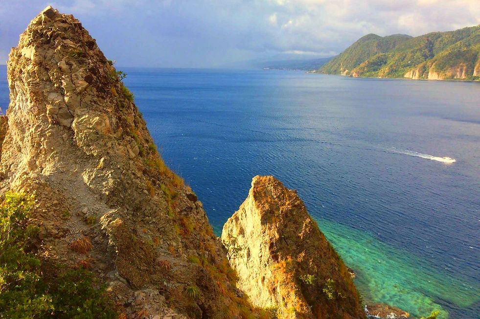 Scotts Head on a day trip from Savanne Paille Holiday Homes, Bed and Breakfast near to Portsmouth Dominica