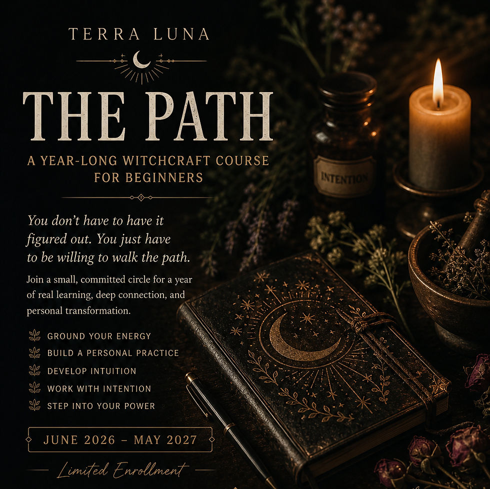 Terra Luna: The Path, A year Long Witchcraft Course