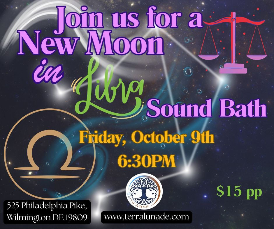 Sound Bath New Moon in Libra