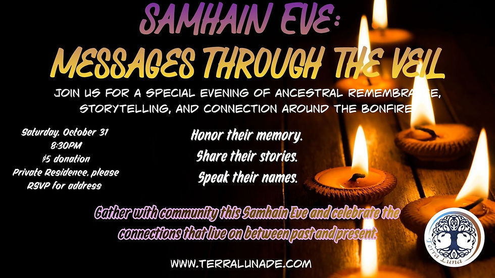 Samhain Eve: Messages Through The Veil
