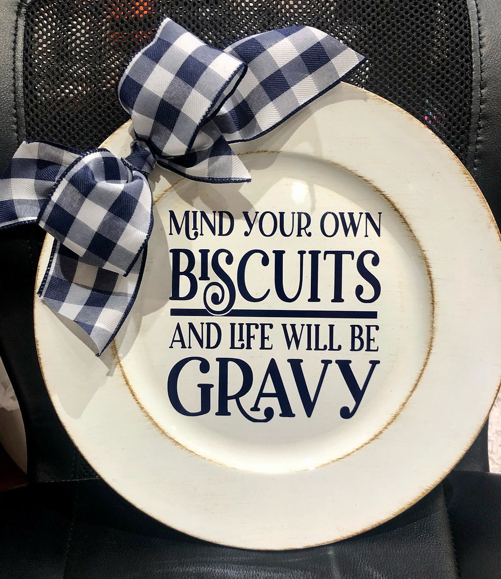 Decorated Display Plates