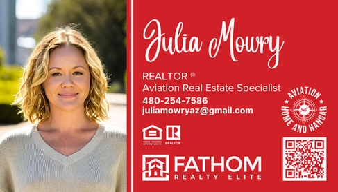 Julia Mowry Business Card