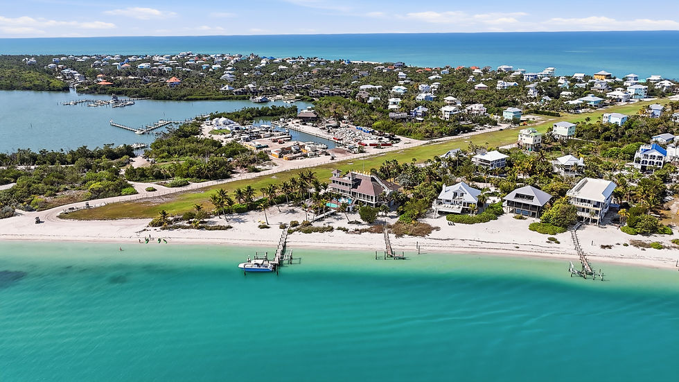 Upper Captiva - salty approach airstrip