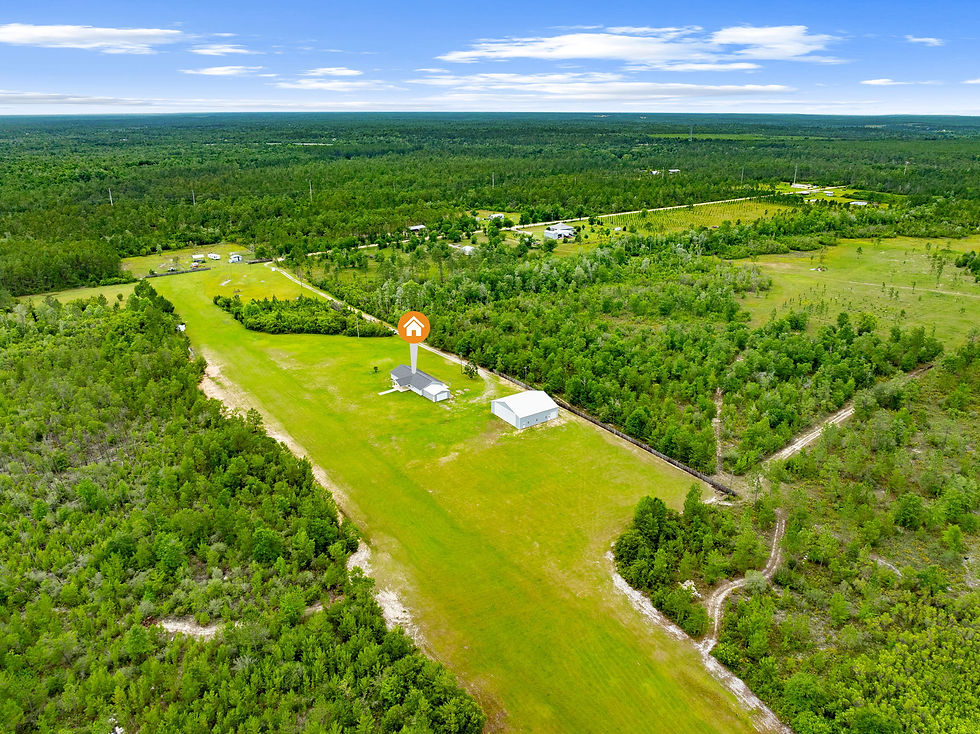 Aerial Maran Airport in Fountain, FL