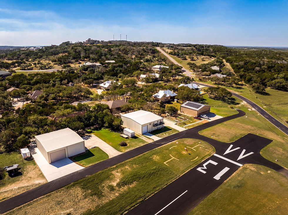 Drone shot of Kestrel Airpark 1T7