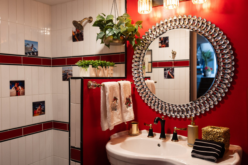 Bathroom in home at Van Aire Airpark CO12