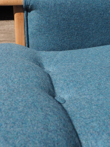 Reupholstered rocking chair button detail on seat.jpeg