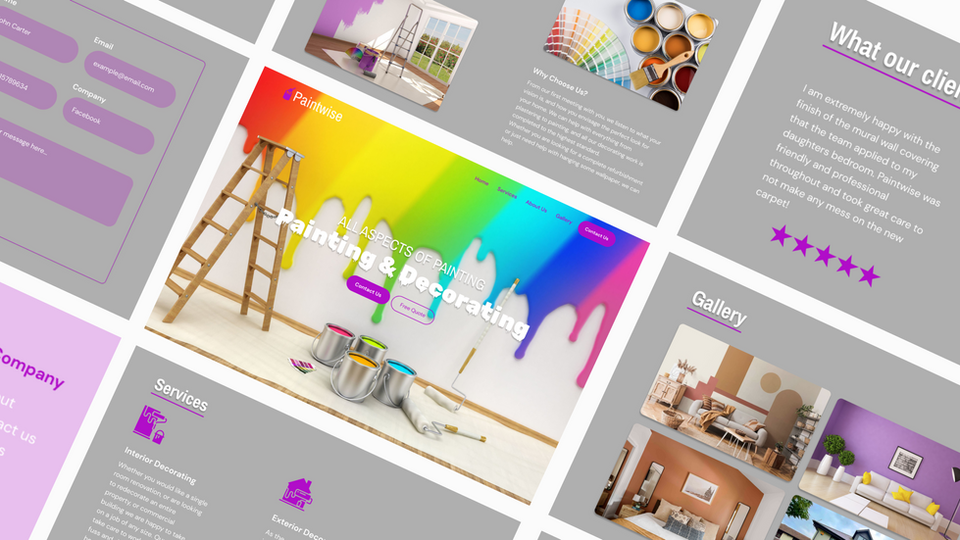 Paintwise Website Design