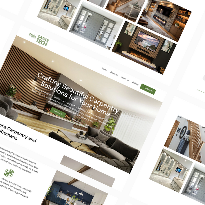 Timber Tech Website Design