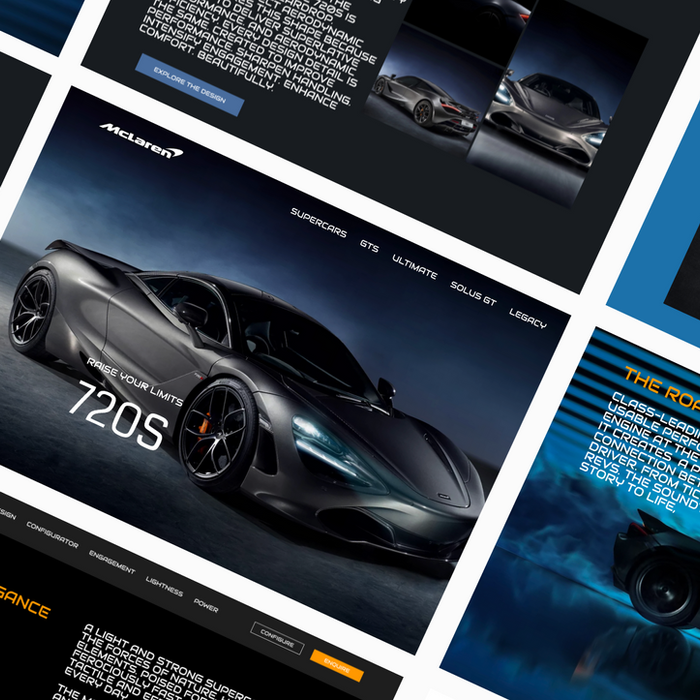 McLaren Website Design