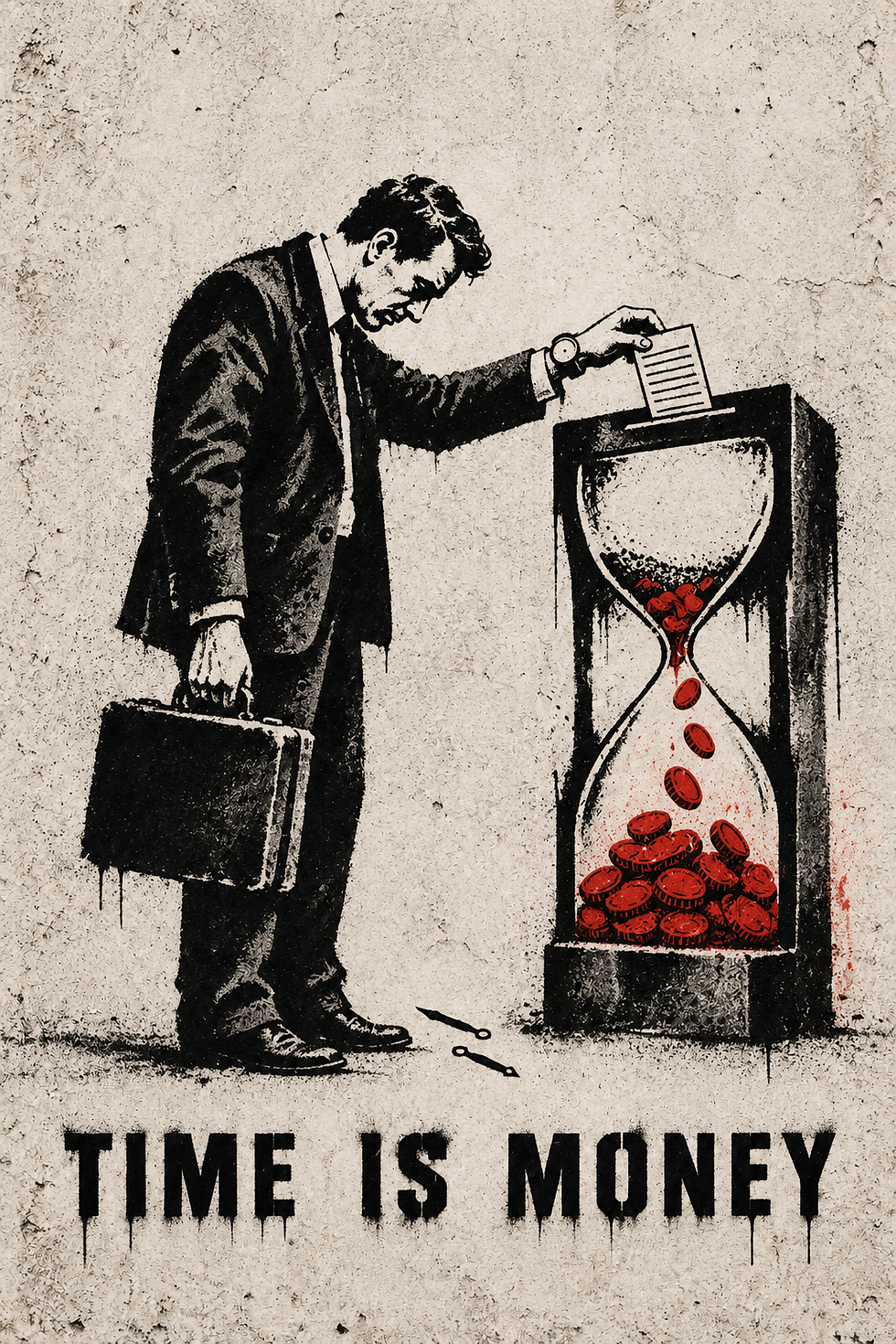 Time Is Money — Society printable wall art