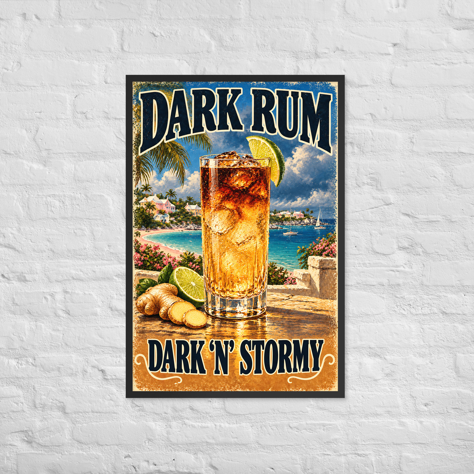 Dark ’N’ Stormy — Impression encadrée