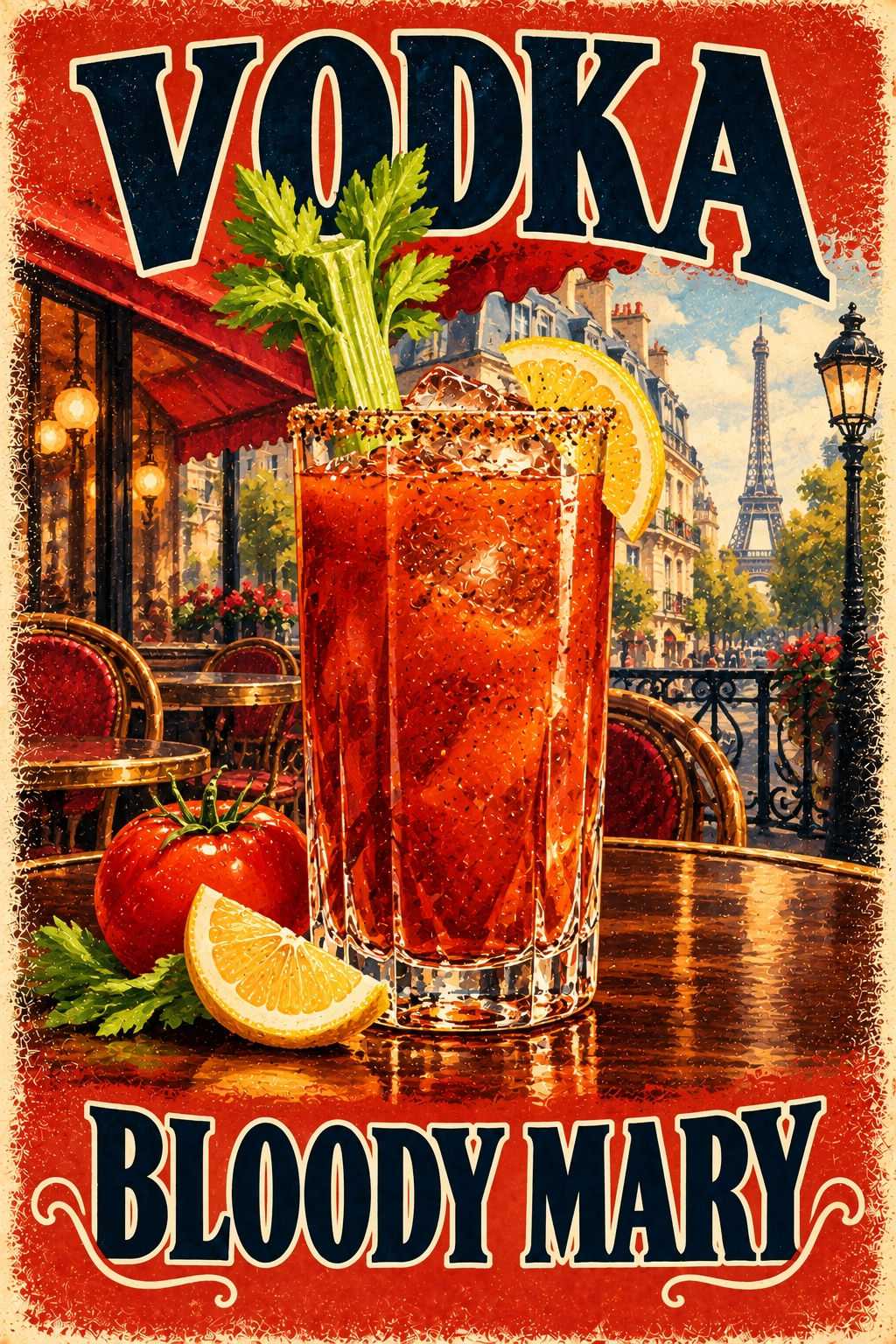 Bloody Mary cocktail artwork - Spirits