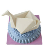 Origami styled chocolate sculpture by Gerhard Petzl