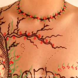 "Asian Spring"
Chocolate body painting, 2012
"Asiatischer Frühling" Schokoladen-Body Painting (2012)