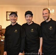 From left to right: Artist Gerhard Petzl, Simon-Karl Klasnic and Marian Izsak