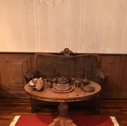 A whole room made out of chocolate, created by chocolate artist Gerhard Petzl