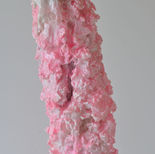 A sculpture with stacked beer cans inside. The beauty and innocent pink appearance is nothing than an illusion of the real core inside.
Artwork by sculptor Gerhard Petzl