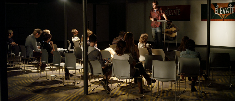 INT. Youth Group. Night