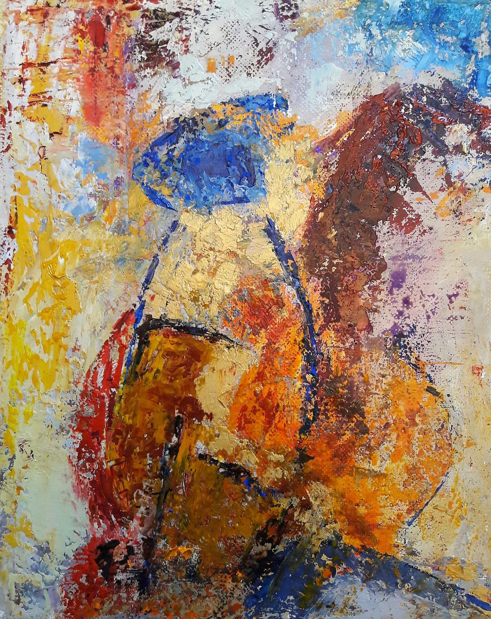 Quatuor 2, 2018, technique mixte, 21x27cm