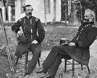 Matthew Brady photograph of Daniel Sickles after his amputation