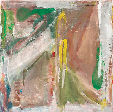 Mifuji, 2016, gouache sur toile, 40 x 40