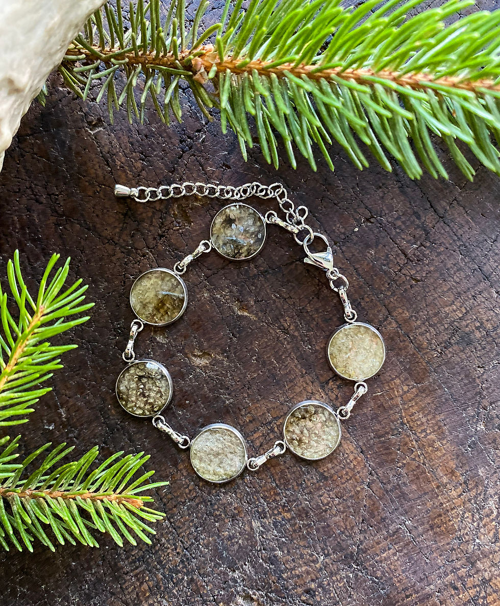 Brown Trout 6 Circle Bracelet