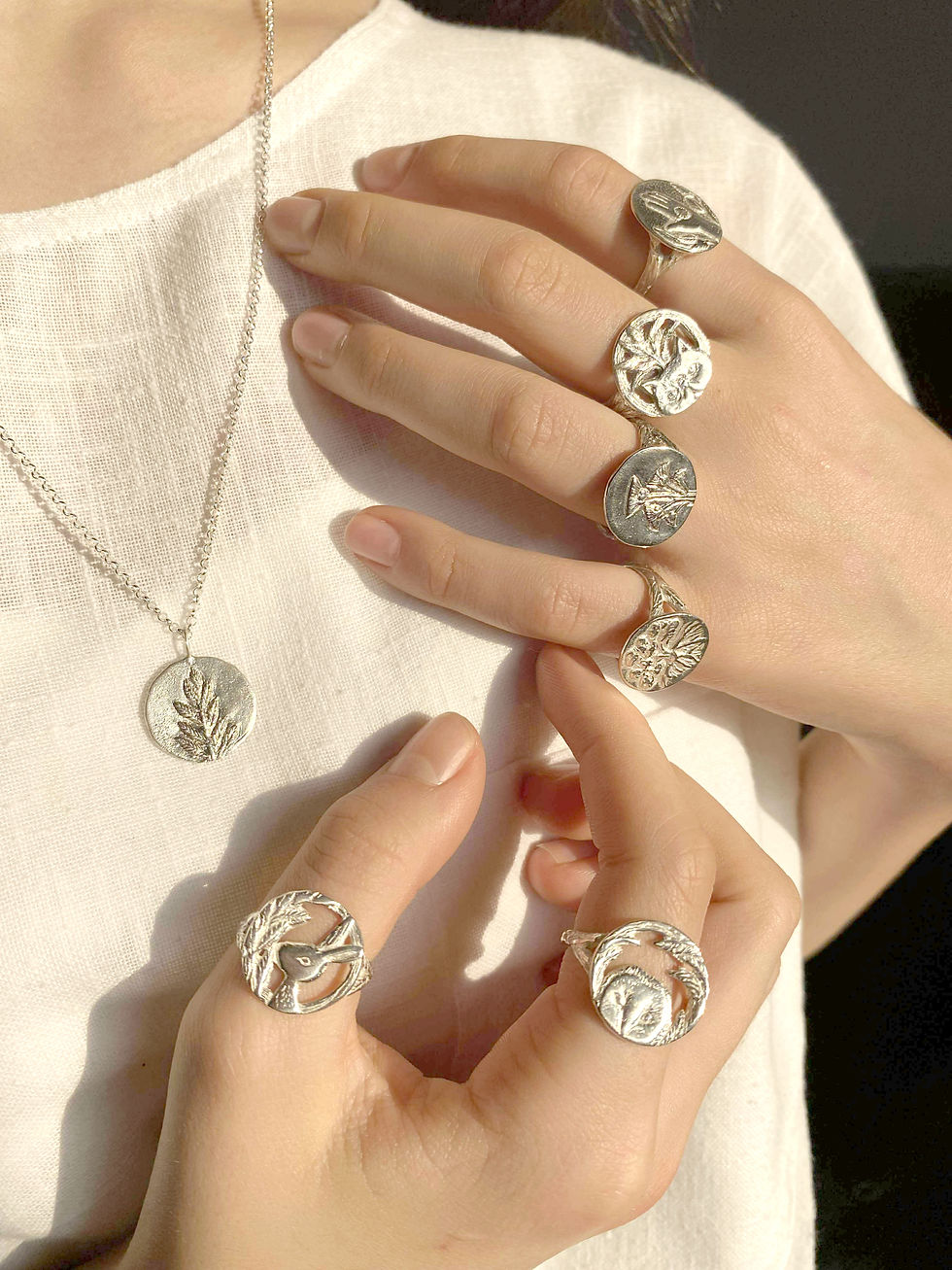 ANKH - BAGUE SIGNET -SILVER-