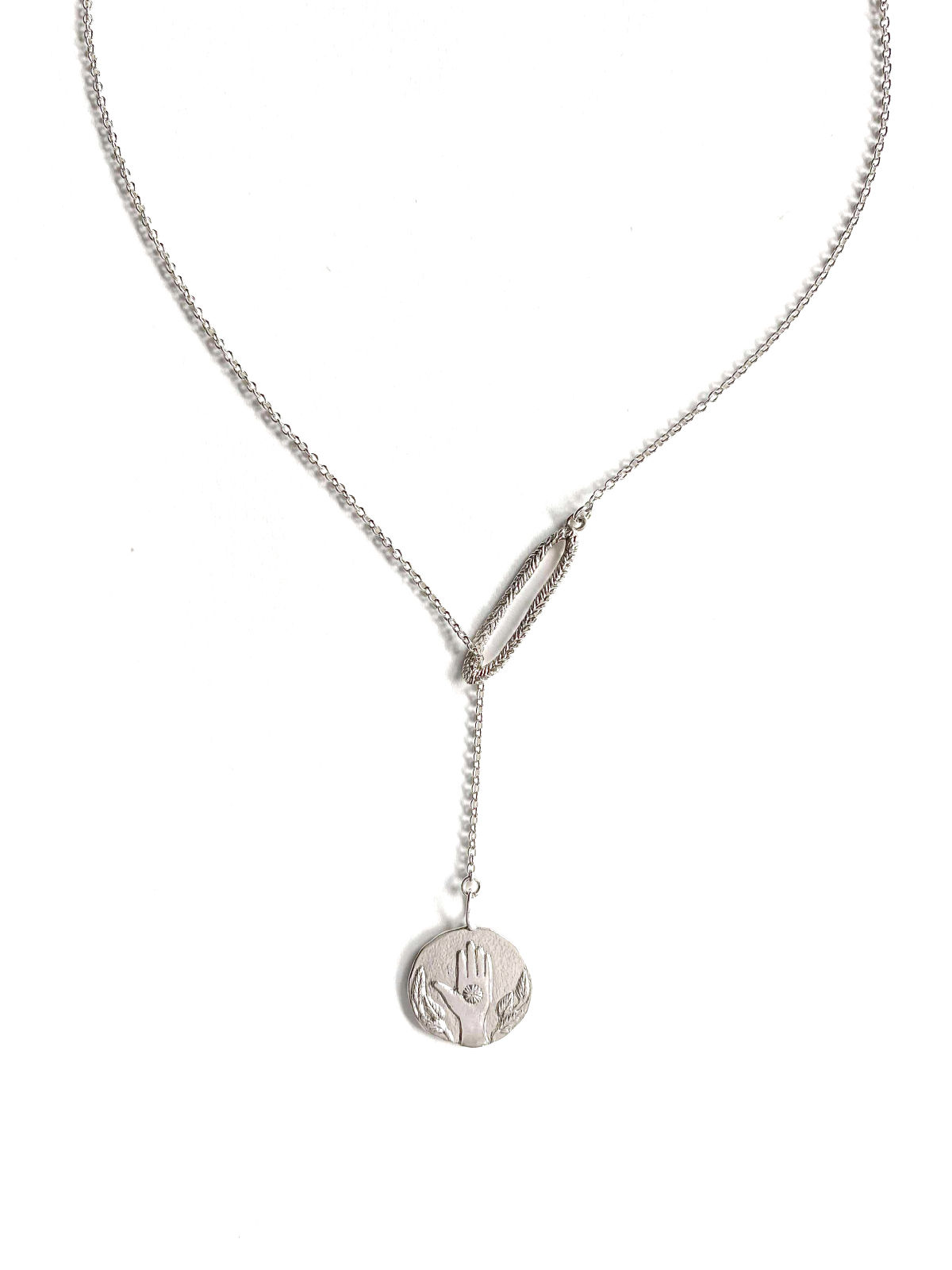 - ENDO - COLLIER MEDAILLE - SILVER-