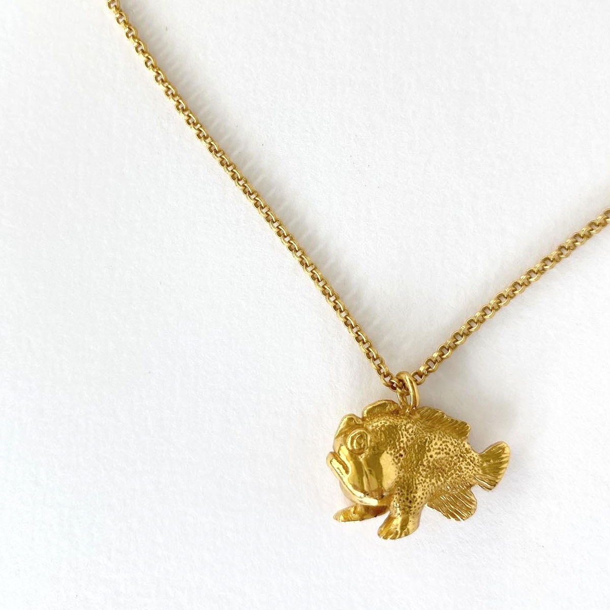 SMALL FROG FISH PENDENT