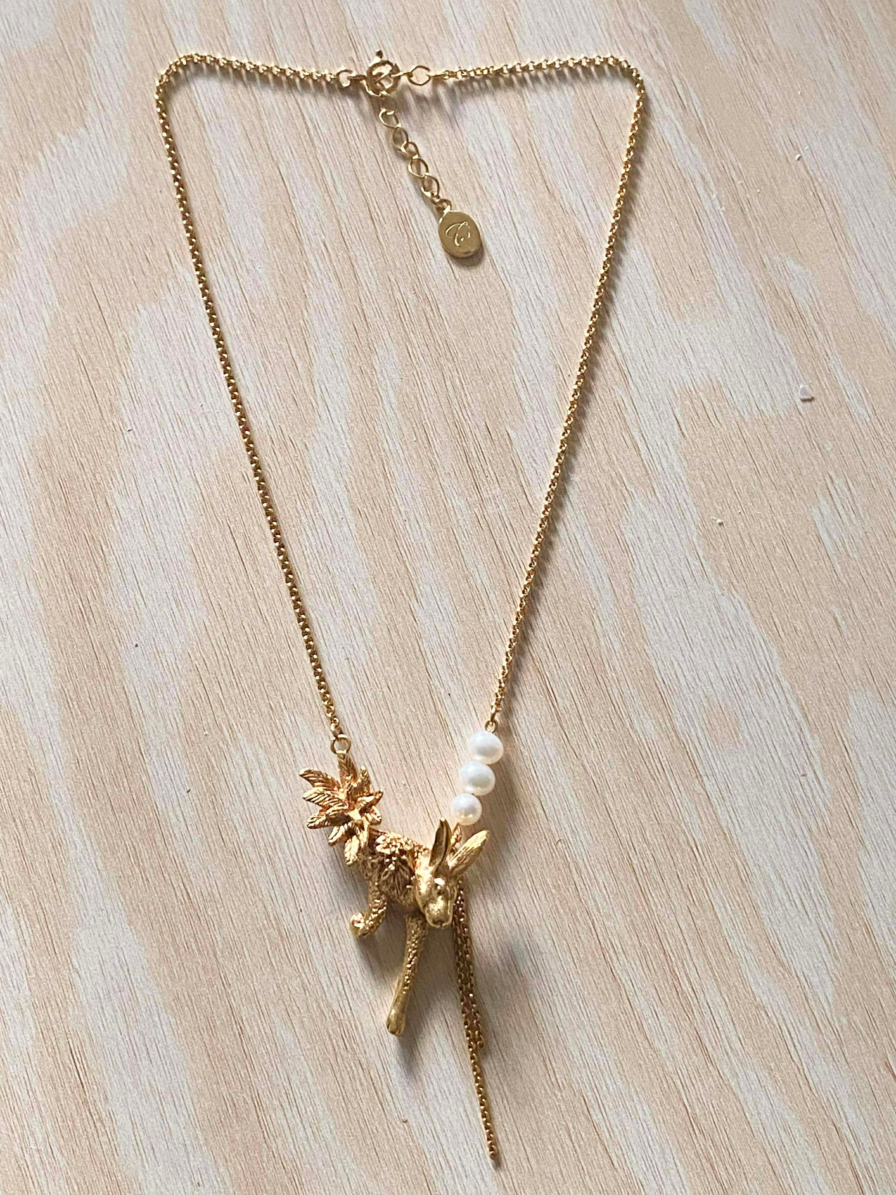 COLLIER RUN ! RUN ! RUN ! - Perle -