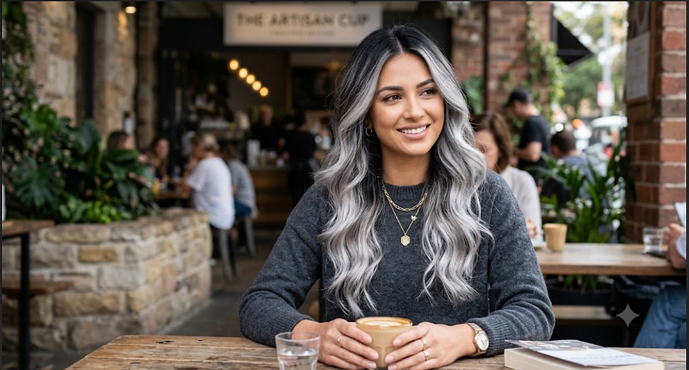 WindTouch Clip-In Hair Extensions Review: Black to Silver Balayage Human Hair Extensions (2026) My Way