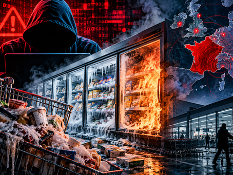 Hackers elevam temperatura de refrigeradores a 50°C e provocam incêndios em supermercados na França
