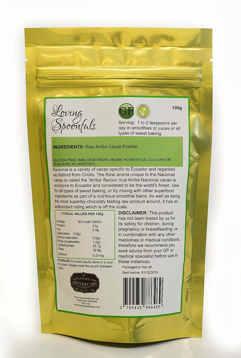 Thumbnail: Cacao Powder 100g