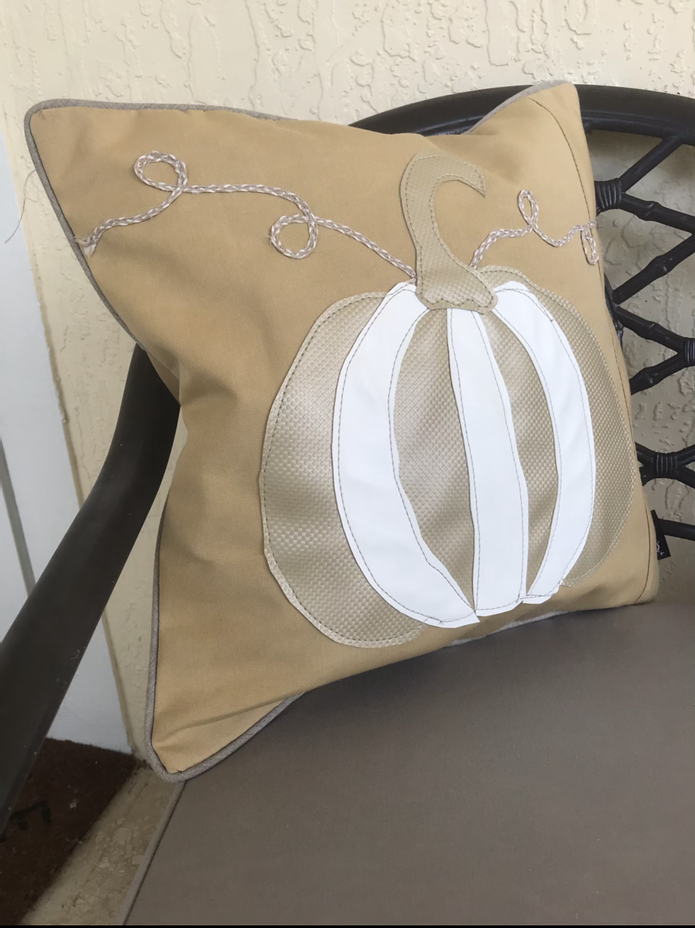 Thumbnail: Pumpkin Fall Outdoor Throw Pillow 