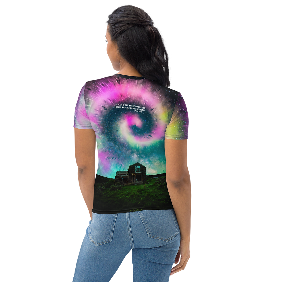 Thumbnail: "Skylight to the Universe" - Women's Crew Neck T-Shirt