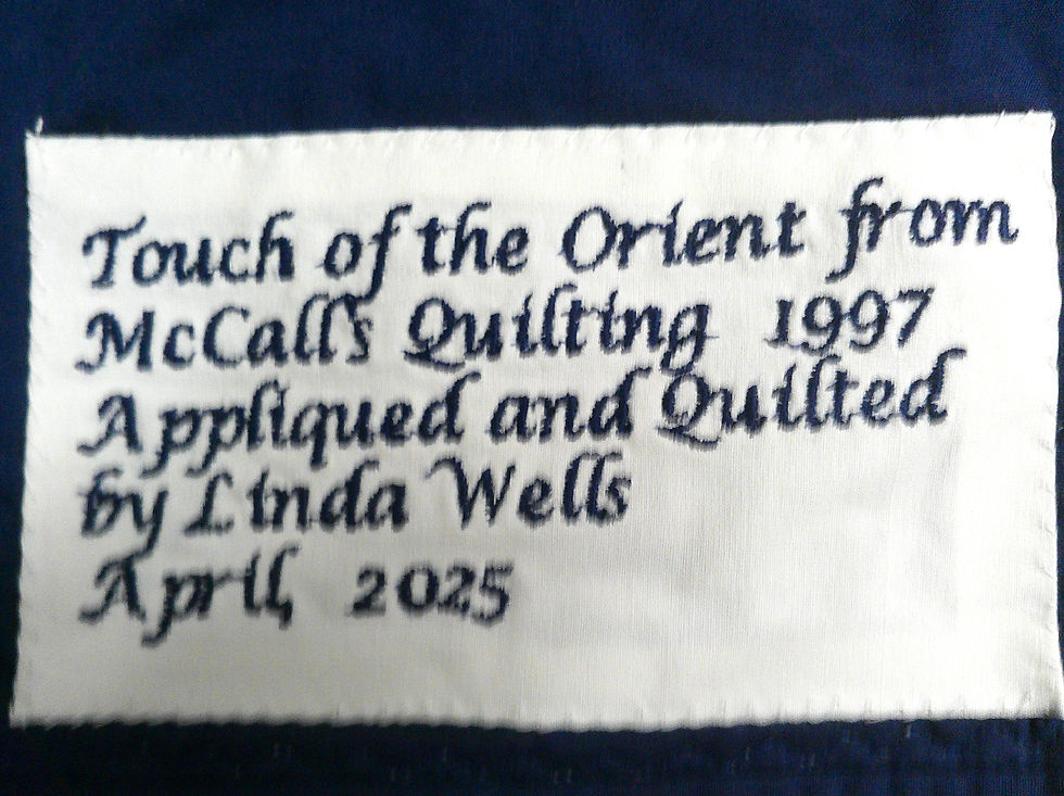 Thumbnail: Blue & White Wall Quilt: 22X27--Appliqued Wall Decor