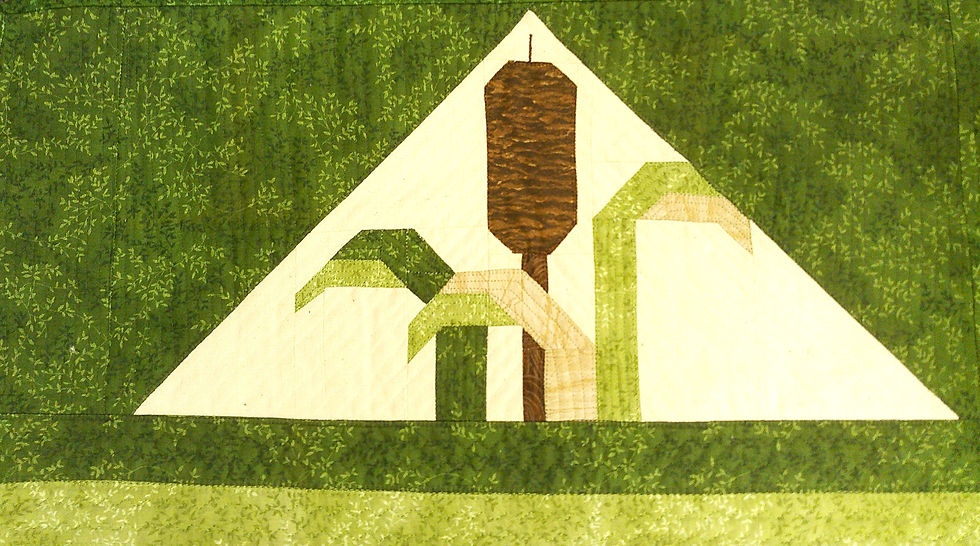 Thumbnail: Mallard Duck Bed Runner or Table Runner: 24X80--Pieced Homecrafted Runner