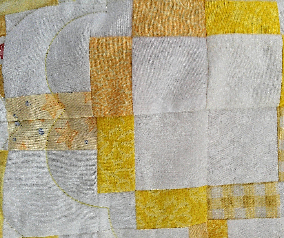 Thumbnail: Scrappy Quilt: 44x54 inches Pieced Bedding