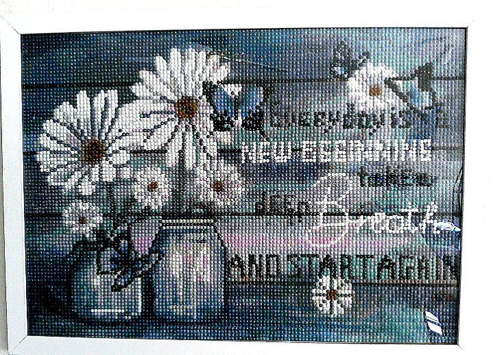 Inspirational Saying Diamond Art Wall Decor: 15x11