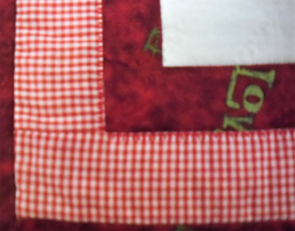 Thumbnail: Christmas Candy Jar Wall Quilt: 17x20: Appliqued & Pieced Wall Decor
