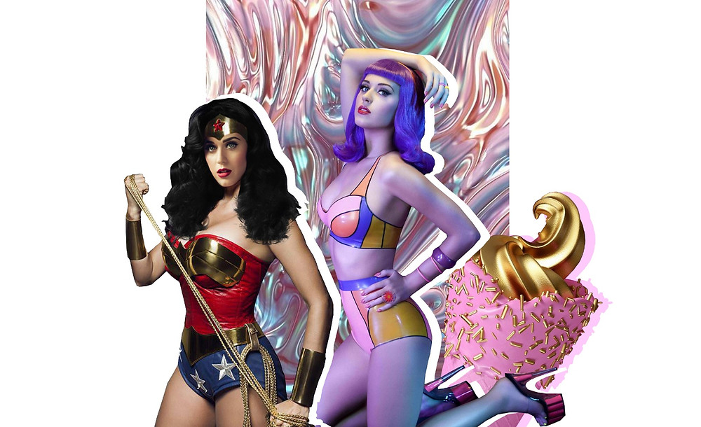 Collage of Katy Perry