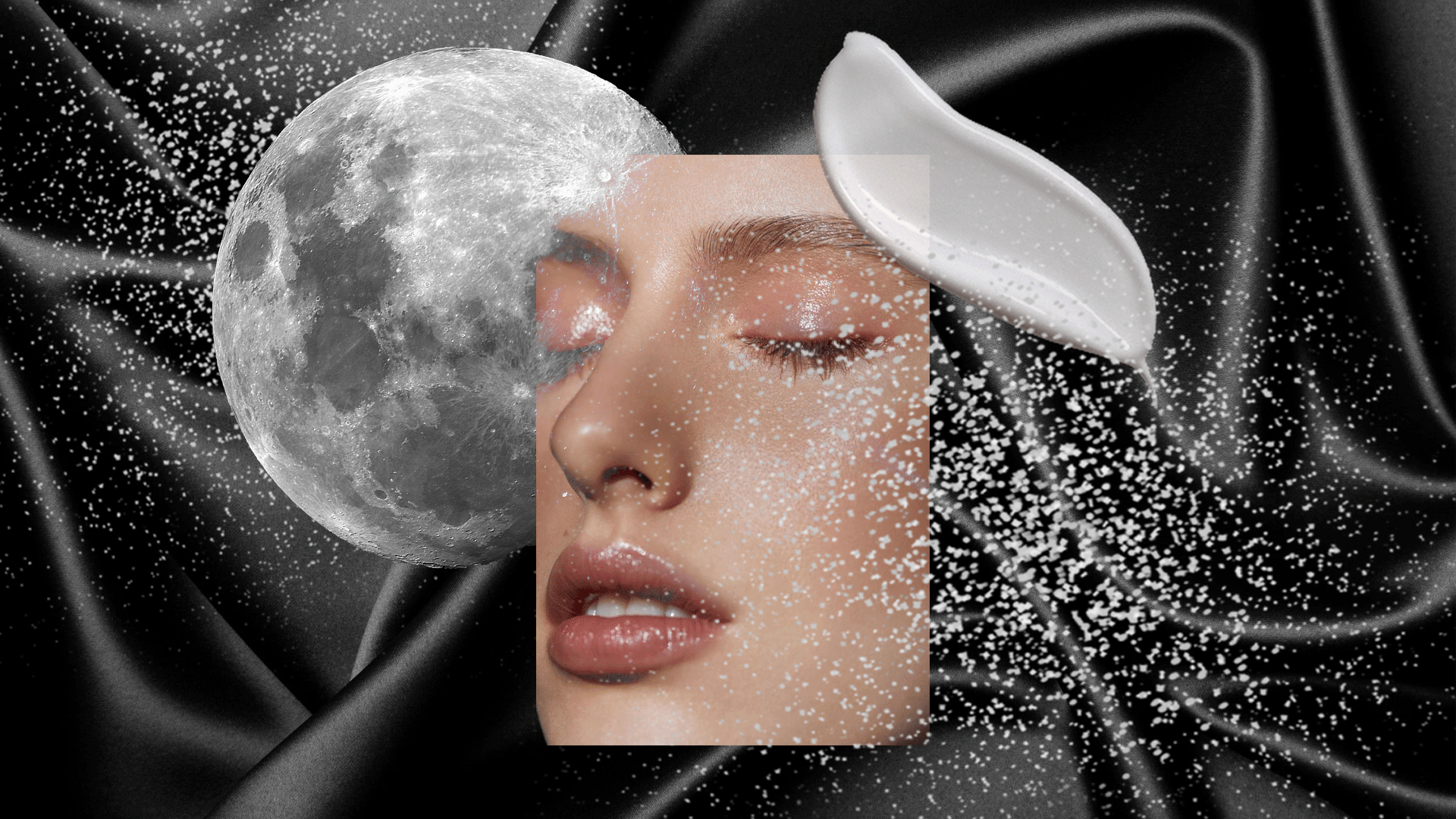 Overnight Skincare Collage