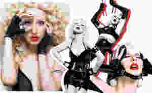 Collage of Christina Aguilera from Bionic Album