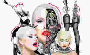 Collage of Christina Aguilera from Bionic Album