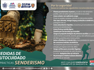 Bomberos lanzan recomendaciones para senderistas