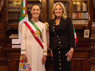 Jill Biden reacciona a la toma de posesión de Claudia Sheinbaum como presidenta de México: "Una efervescencia de entusiasmo"