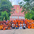 Niño de 11 años atropella a grupo de monjes durante peregrinación en Tailandia; nueve personas murieron